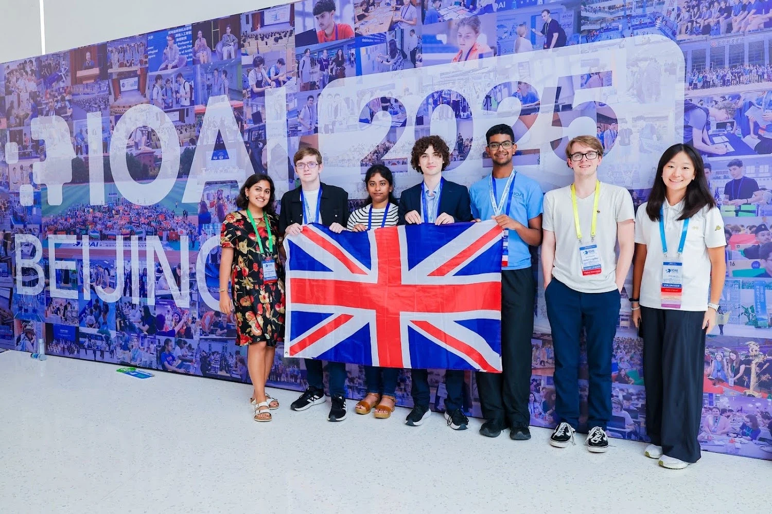 Students representing UK Olympiad teams